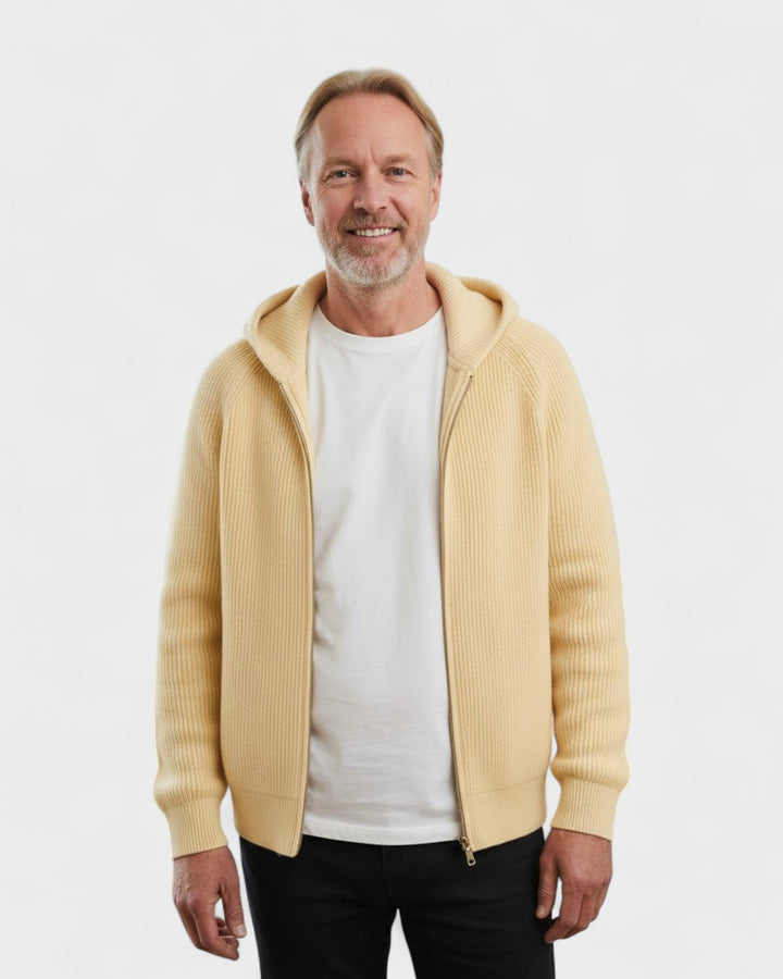 Tobias™ | Cardigan em Lã Merino