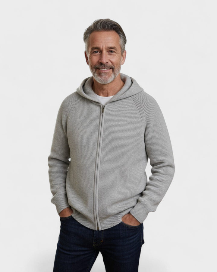 Tobias™ | Cardigan em Lã Merino