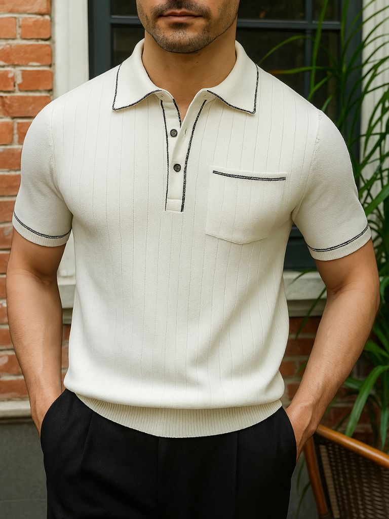 Tobias™ | Classic Strikpolo with Old Money Style