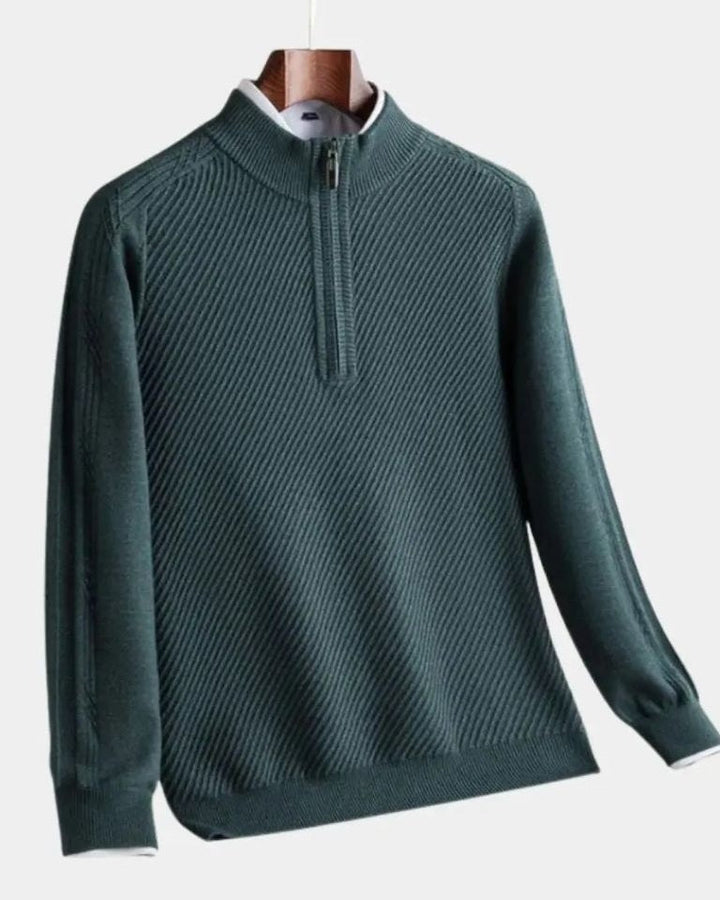 Vilhelm™ | Pulôver Essencial com Zíper Frontal