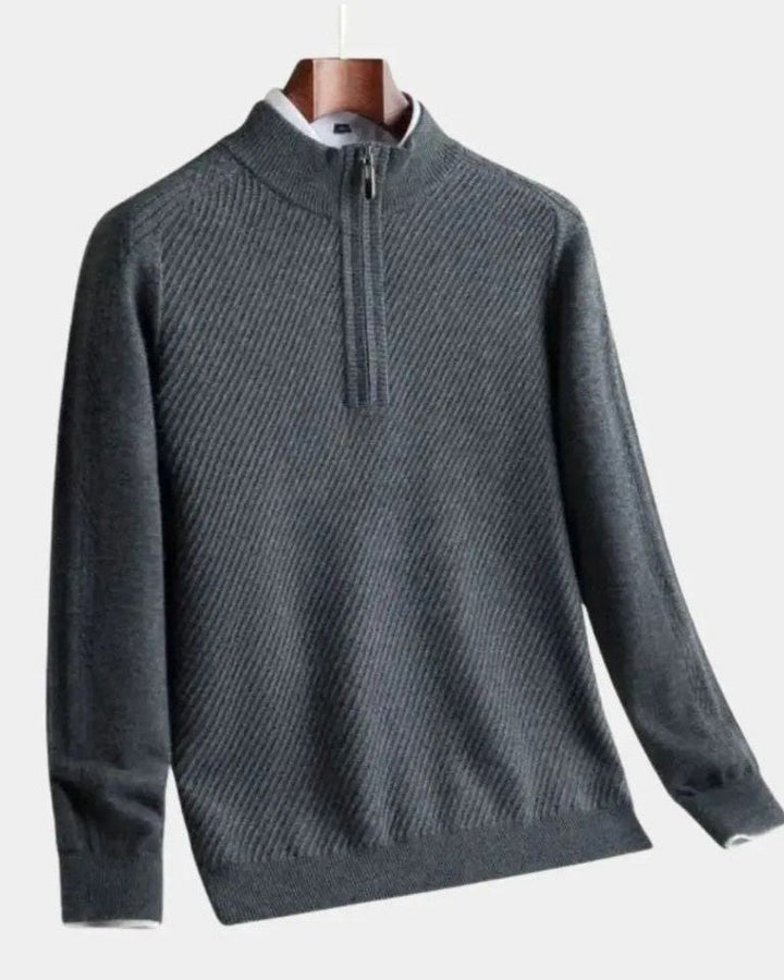 Vilhelm™ | Pulôver Essencial com Zíper Frontal