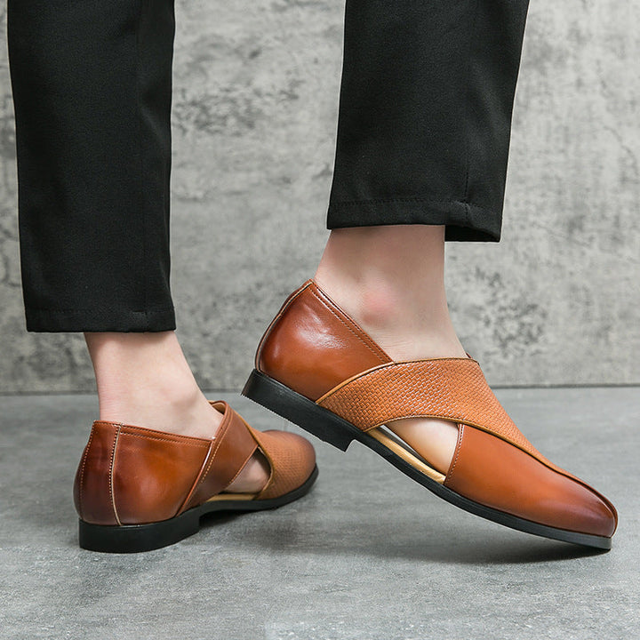 Vintage Leather Moccasins