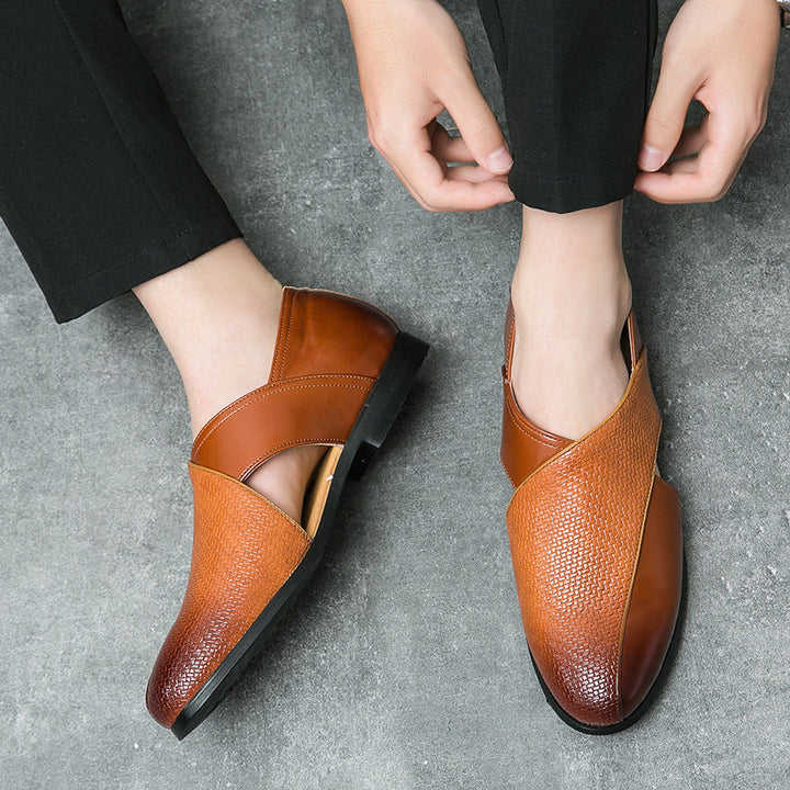 Vintage Leather Moccasins