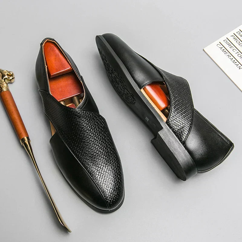 Vintage Leather Moccasins