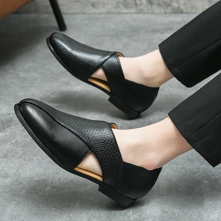 Vintage Leather Moccasins