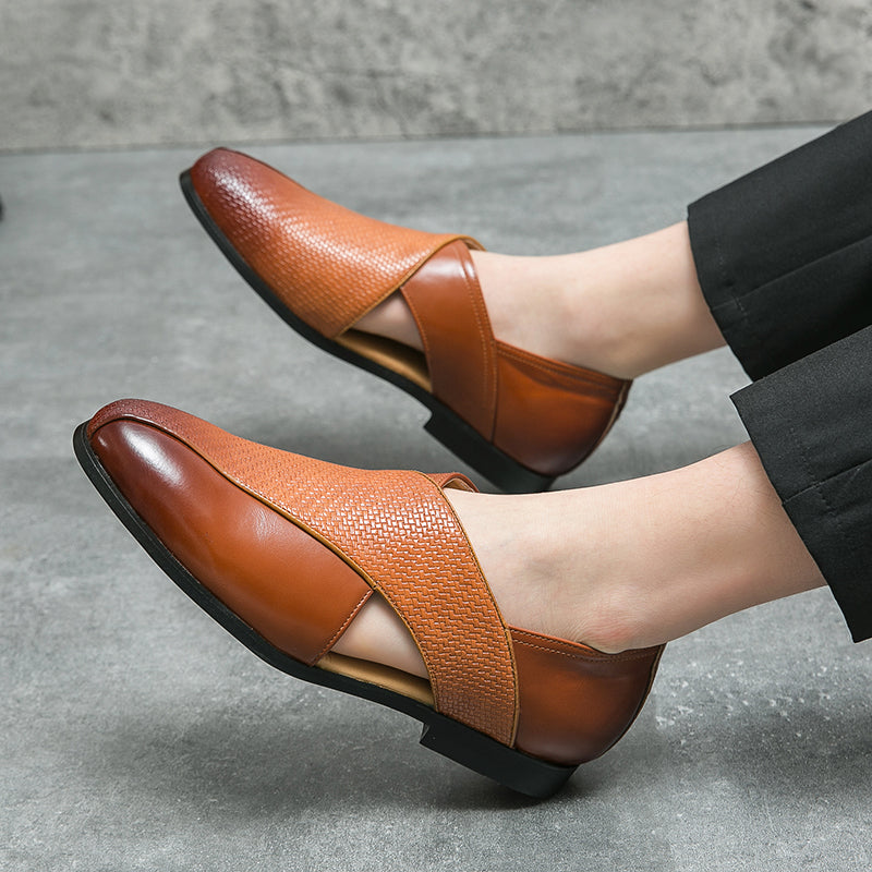Vintage Leather Moccasins