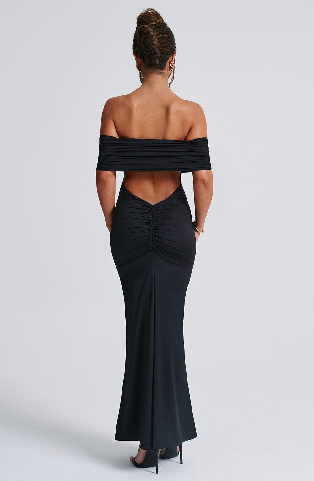 Tindra | Elegante Robe Longue Bardot
