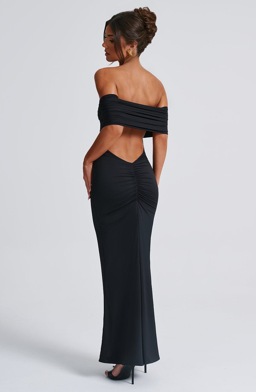 Tindra | Elegante Robe Longue Bardot