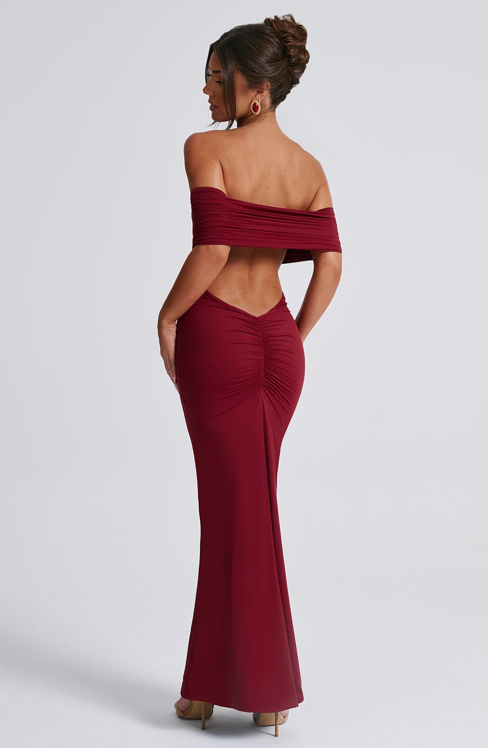 Tindra | Elegante Robe Longue Bardot