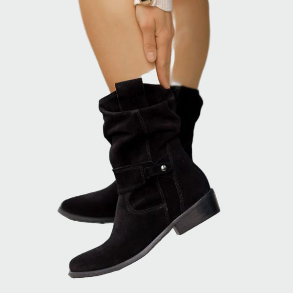 Botas Confortáveis de Cano Baixo