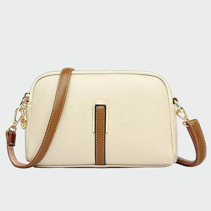 Bolsa de ombro de couro elegante
