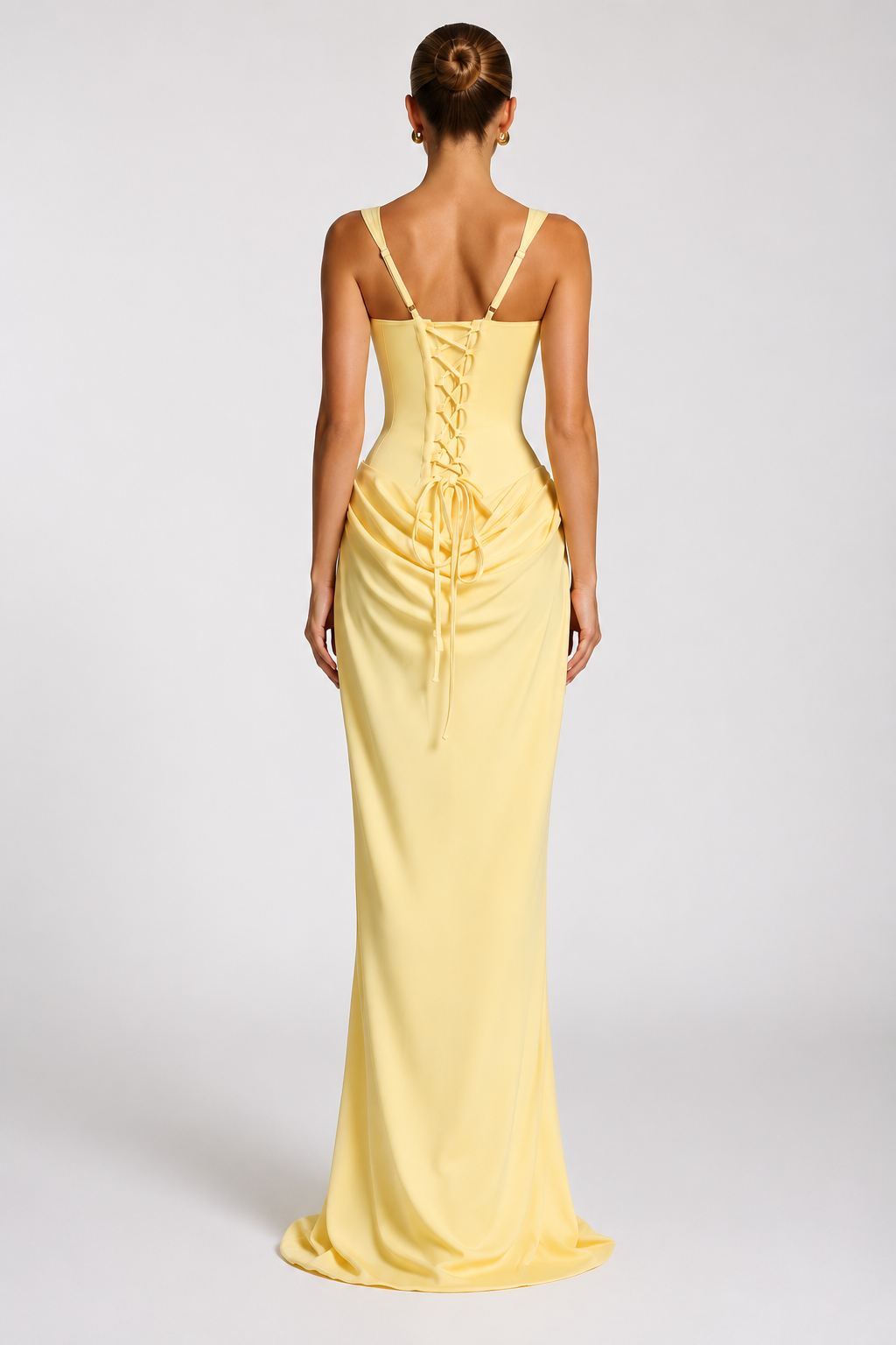 Vestido Elegante con Corsé de Silueta Refinada