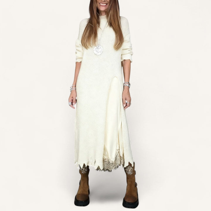 Hélène | Conjunto de Malha com Vestido