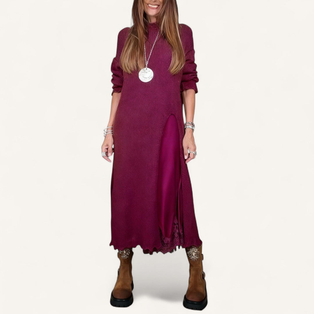 Hélène | Conjunto de Malha com Vestido
