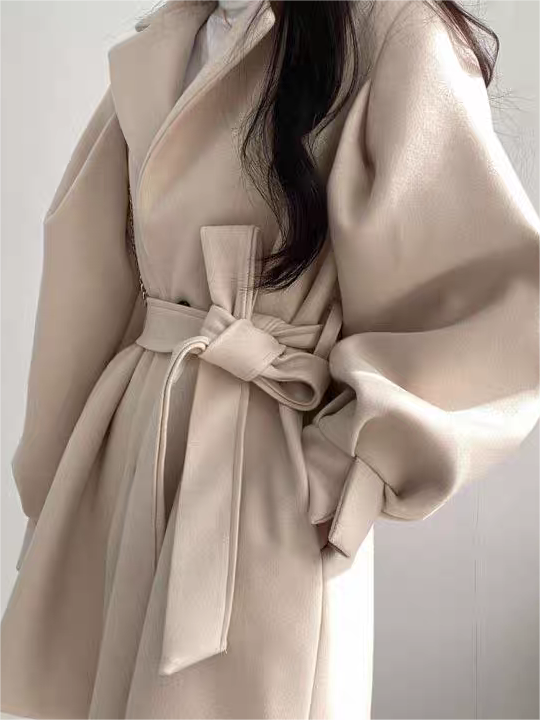 Soho Feminine Dress Coat with Belt