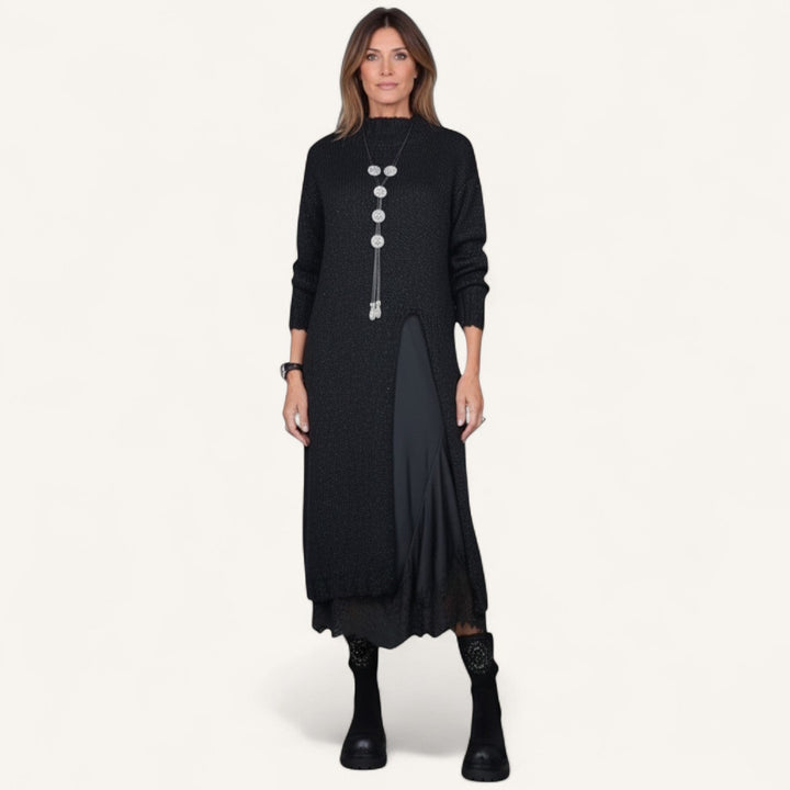 Hélène | Conjunto de Malha com Vestido